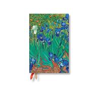 Paperblanks 2026 Van Gogh's Irises Van Gogh's Irises 12-Month Planner Mini Horizontal Elastic Band 160 Pg 100 GSM