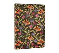 Paperblanks 2026 Wild Flowers, Playful Creations, 12-Month Calendar, Flexi, Midi, Day Overview, Elastic Band Closure, 432 Pg, 80 GSM