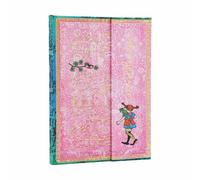 Paperblanks Midi Unlined Hardcover Journal – Astrid Lindgren Pippi Longstocking (Wrap Closure)
