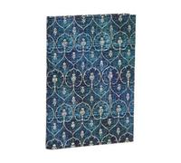 Paperblanks Hardcover Journal Blue Velvet – Lined – Midi (130 × 180 mm)