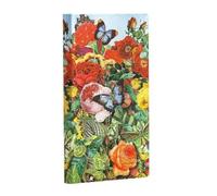 Paperblanks Hardcover Journal Butterfly Garden | Lined | Slim (90 × 180 mm) (Nature Montages)