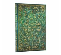 Emerald Flower (Nature’s Grace) Mini Unlined Hardcover Journal (Elastic Band Closure)