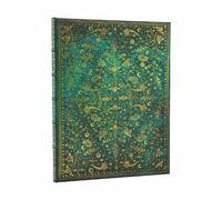 Paperblanks Hardcover Journal – Emerald Flower (Nature’s Grace) Ultra Lined – Elastic Band Closure