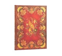 Paperblanks Hardcover Journal Fiammetta Ultra Lined, 120gsm, ribbon marker, elastic closure