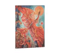 Firebird (Birds of Happiness) Midi Unlined Journal: Flexi softcover, 100 gsm, ribbon marker, memento pouch, book edge printing, no closure (Bird of Happiness)