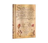 Flemish Rose (Mira Botanica) Midi Unlined Hardcover Journal: Hardcover, 120 gsm, ribbon marker, memento pouch, elastic closure, book edge printing