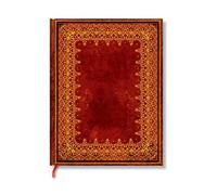Foiled (Old Leather Collection) Midi Lined Softcover Flexi Journal (Elastic Band Closure)