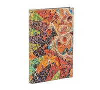 Paperblanks Mini Unlined Hardback Journal – Gaudi’s Sun (Gaudi’s Mosaics) – Wrap Closure
