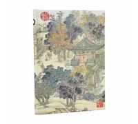 Paperblanks Hardcover Journal Golden Age of Prosperity (An Era in Jinling) – Midi Lined, Elastic Band