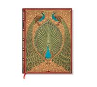 Hafiz’s Peacocks (Sangorski & Sutcliffe) Mini Lined Hardcover Journal (Elastic Band Closure)