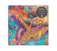 Paperblanks Humming Dragon (Android Jones Collection) 1000 Piece Jigsaw Puzzle: 1000 pieces. Finished puzzle 500x700mm, Boxed 195x195x50mm.