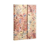 Kara-ori (Japanese Kimono) Midi Unlined Journal: Hardcover, 120 gsm, ribbon marker, memento pouch, wrap closure