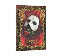 Masked Melody (Phantom of the Opera) Midi Unlined Hardcover Journal (Elastic Band Closure)