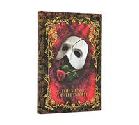 Masked Melody (Phantom of the Opera) Mini Lined Hardcover Journal (Elastic Band Closure)