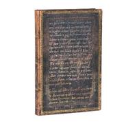 Michelangelo, Handwriting (Embellished Manuscripts Collection) Mini Lined Softcover Flexi Journal (Elastic Band Closure)