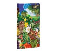 Paperblanks Moon Garden Slim Lined Hardcover Journal (Hardback) Nature Montages