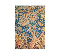 Paperblanks Morris Wind Gust Midi Horizontal 13 Month Calendar 2025 Elastic Band Closure