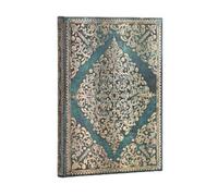 Oceania (Diamond Rosette) Midi Unlined Hardcover Journal: Hardcover, 120 gsm, ribbon marker, memento pouch, elastic closure