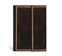 Paperblanks Old Leather Moroccan Flexi Mini Notebook with Lined Pages - Black