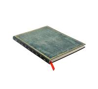 Pacific Blue (Old Leather Collection) Ultra Unlined Softcover Flexi Journal (Elastic Band Closure)