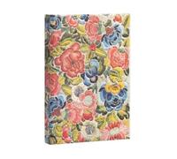 Pear Garden (Peking Opera Embroidery) Mini Lined Hardcover Journal: Hardcover, Wrap Closure, 85 gsm, ribbon marker, memento pouch