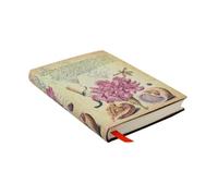 Pink Carnation (Mira Botanica) Mini Lined Softcover Flexi Journal (Elastic Band Closure)
