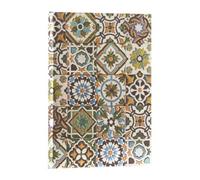 Porto (Portuguese Tiles) Midi Unlined Hardback Journal (Elastic Band Closure)