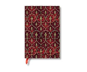 Paperblanks Red Velvet Mini Lined Softcover Flexi Journal (Elastic B (Paperback)