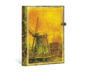 Paperblanks Rembrandt’s 350th Anniversary Midi Unlined Hardcover Jour (Hardback)