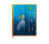 Saint-Exupéry, The Little Prince (Embellished Manuscripts Collection) Midi Unlined Hardcover Journal (Wrap Closure)