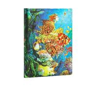 Paperblanks Sea Fantasies Midi Lined Hardcover Journal (Elastic Band (Hardback)