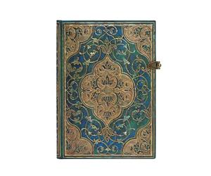 Paperblanks Turquoise Chronicles Midi Lined Hardcover Journal: Lined Midi