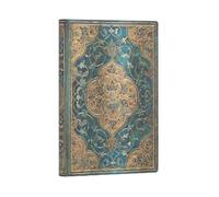 Turquoise Chronicles Mini Lined Journal: Flexi softcover, 80 gsm, ribbon marker, memento pouch, book edge printing