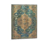Turquoise Chronicles Ultra Unlined Journal: Flexi softcover, 100 gsm, ribbon marker, memento pouch, book edge printing, no closure
