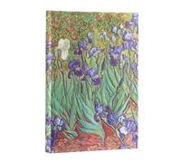 Van Gogh’s Irises Midi Hardback Address Book (Elastic Band Closure)