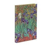 Van Gogh’s Irises Mini Lined Hardback Journal (Elastic Band Closure)