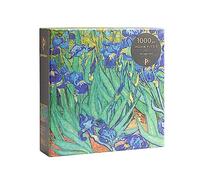 Paperblanks Van Gogh’s Irises 1000 Piece Jigsaw Puzzle: 1000 pieces. Finished puzzle 500x700mm, Boxed 195x195x50mm.
