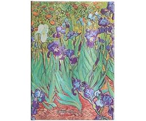 Paperblanks Van Gogh's Irises 13-Month Calendar 2023-2024 Horizontal Midi (126 × 180 mm)