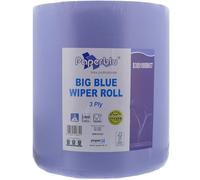 Paperblu Cleaning Paper Roll Blue - 1000 Sheets - 3-Ply - Sturdy Cleaning Paper for Workshops, Catering & Industry - Tear-Resistant & Absorbent - Perforated - Suitable for Food - FSC Certified