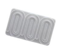 Paperclip Silicone Molds Paperclip Resin Mold for Soap Fondant Chocolate for Candy Cake Baking Silicone Resin Mold