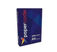 Papercode A4 75gsm Copier Paper -High-Quality White Printer Paper for Home & Office -Jam-Free, Quick Dry -Suitable for Inkjet & Laser Printers (Single Ream)