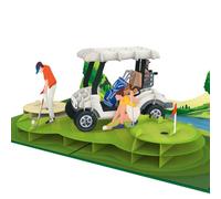 PaperCrush® Pop-Up Card Golf - 3D Birthday Card for Golfers, Golf Voucher Card for Money Gift, Special Gift Card for Golf Players, Funny Golf Gift for Women & Men