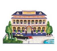 papercrush® Pop-Up Card Hotel - 3D Happy Birthday Card, Special Hotel Voucher Giftcard for Overnight Stay, Travel Voucher for Women (Girlfriend, Fiancee, Wife), Wedding Anniversary Idea for Spouse