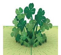 papercrush® Pop Up Card Lucky Clover - 3D Birthday Voucher with Cloverleafs for Women and Men (Mom, Granny, Auntie, Dad) - Get Well Soon, Good Luck with Exams and Thank You Card for Kids and Adults