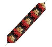 Papercut Ox Zodiac Table Runner for Dining Table, Short Plush Runners Washable & Durable Tablerunner Modern Home Decor for Wedding, Kitchen, Holiday 229*33cm