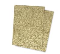 Papercutz A3 Gold Glitter Card 250 GSM (10 Sheets), Zero Shed Glitter Cardstock for Cardmaking, Sparkle Card, Glitter Craft Card, Colourful Craft Paper