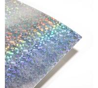 PaperCutz A3 Shiny Card Holographic Multi Colour - Bubbles 250GSM 4 Sheets