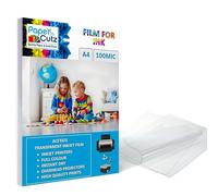 Papercutz A4 Inkjet Acetate Sheets (20 Sheets), 100 Micron Acetate Sheets A4, Transparent Paper for Printing, Overhead Projector Film, OHP Sheet, Clear Plastic Sheeting for Crafting