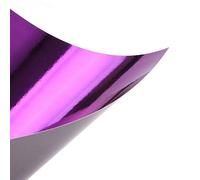 Papercutz A4 Purple Mirror Card High Gloss 250 GSM (10 Sheets) for Craft, Decorations, Card Making, Scrapbooking & Cake Topper, Durable, Coated Finish, Adhesive Friendly & Easy to Cut