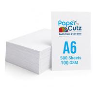 PAPERCUTZ A6 Ice White Printer Paper 100GSM, 500 Sheets